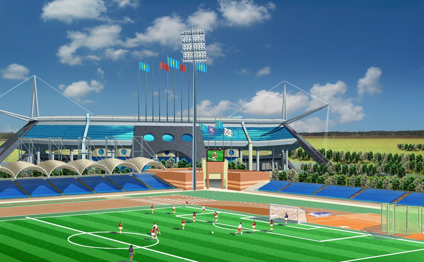 5.000 / 8.000 / 15.000 Kişilik Modüler Stadyum Konfigürasyonları